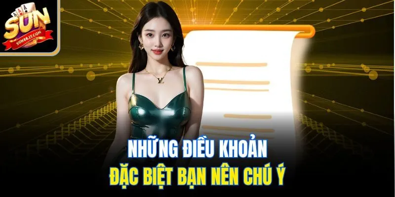 Những điều khoản đặc biệt bạn nên chú ý